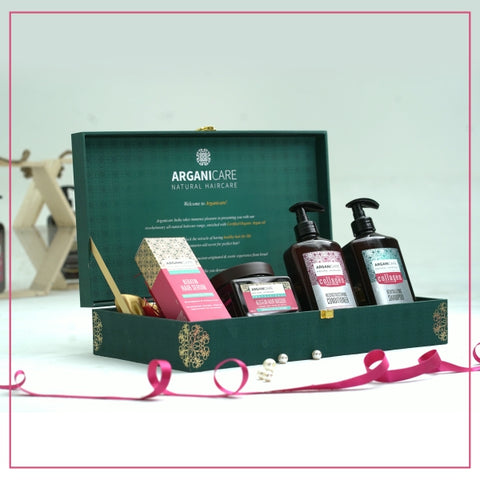 Arganicare Natural - Anti-hairfall Luxury Set (Shampoo, Conditioner, Masque & Serum)