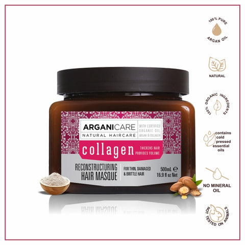 Arganicare Reconstructing Collagen Hair Masque 500ml