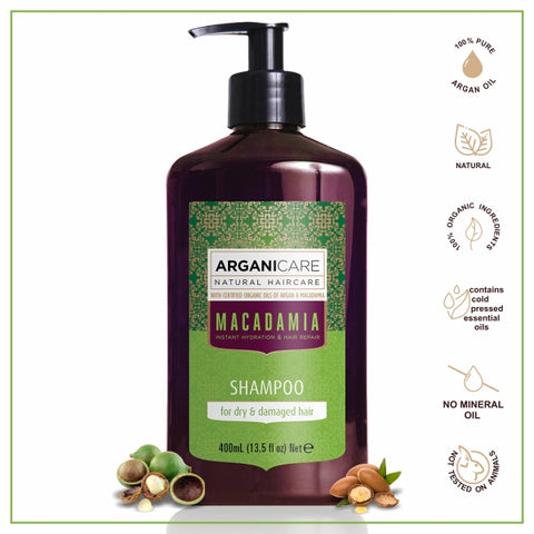 Arganicare Instant Repair Macadamia Shampoo 400ml